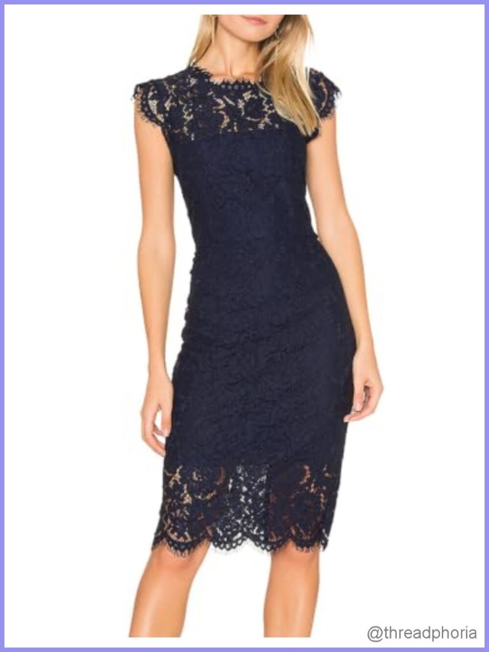 Women's Lace Floral Sheath Midi Dress Sleeveless Cocktail Party Formal